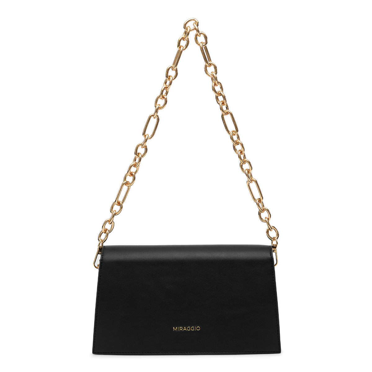MIRAGGIO Paris Shoulder Bag Black Buy MIRAGGIO Paris Shoulder Bag Black Online at Best Price in