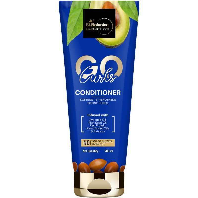 StBotanica GO Curls Hair Conditioner - With Avocado Oil, Flaxseed Oil, No  Silicone: Buy StBotanica GO Curls Hair Conditioner - With Avocado Oil,  Flaxseed Oil, No Silicone Online at Best Price in