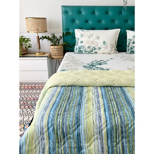 Urban Space Cotton AC Blanket Bedsheet for Double with Pillow Cover  PC Set,COMBO16 (Queen)