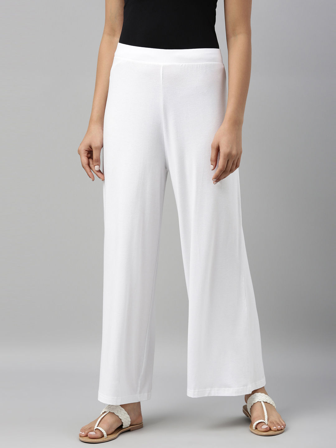 Wide Leg Knit Pant | Catherines
