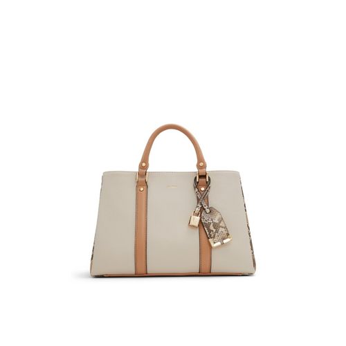 Buy Aldo Harmonie Womens Beige Satchel Bag (L) Online