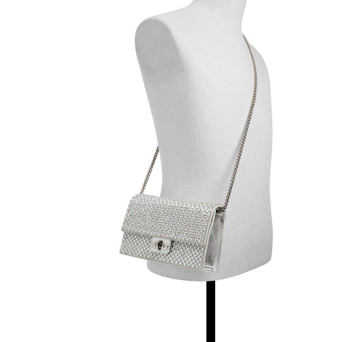 Buy Aldo Meredith Womens Silver Cross Body Bag (S) Online