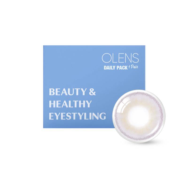 O-Lens Daily Pair Color Contact Lens Pack 1 - Russian Smoky Grey (0.00 Plano)