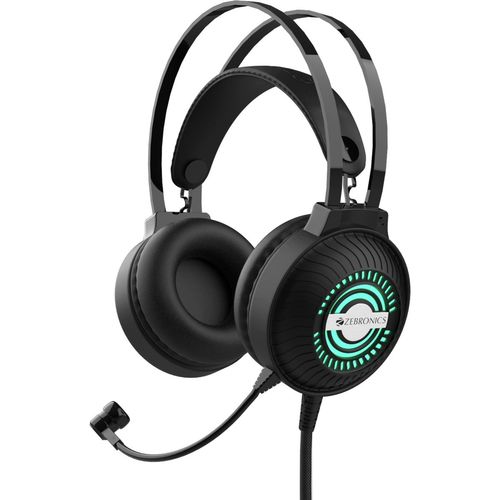 Zebronics Zeb-iron Head Premium Over-ear Gaming Headphone With Mic, Dual  Connectors