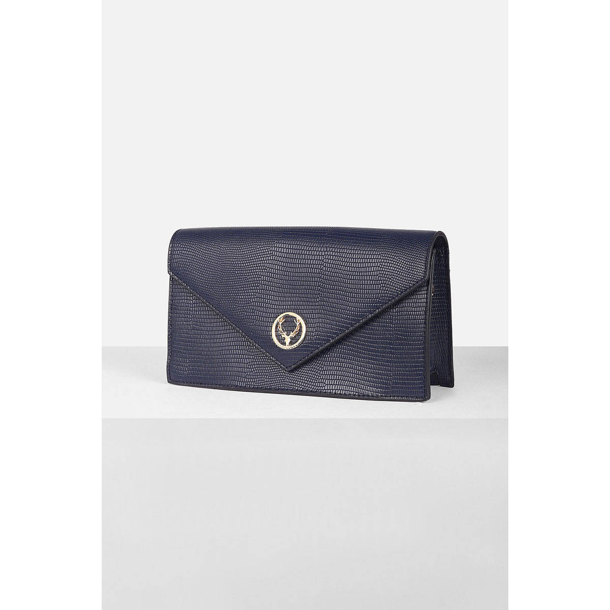 Buy Allen Solly Women Navy Blue Casual Sling Bag with Detachable Strap ...