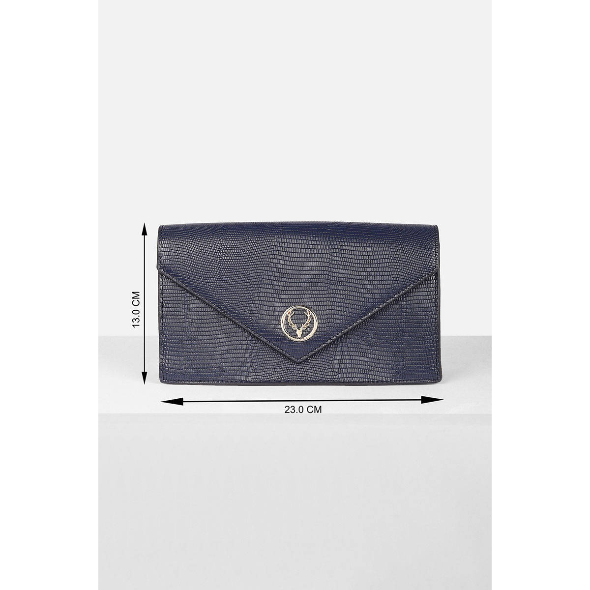 Buy Allen Solly Women Navy Blue Casual Sling Bag with Detachable Strap ...