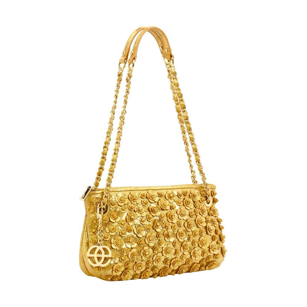 Eske Paris Nabilo Clutch Shoulder Bag,Gold Buy Eske Paris Nabilo