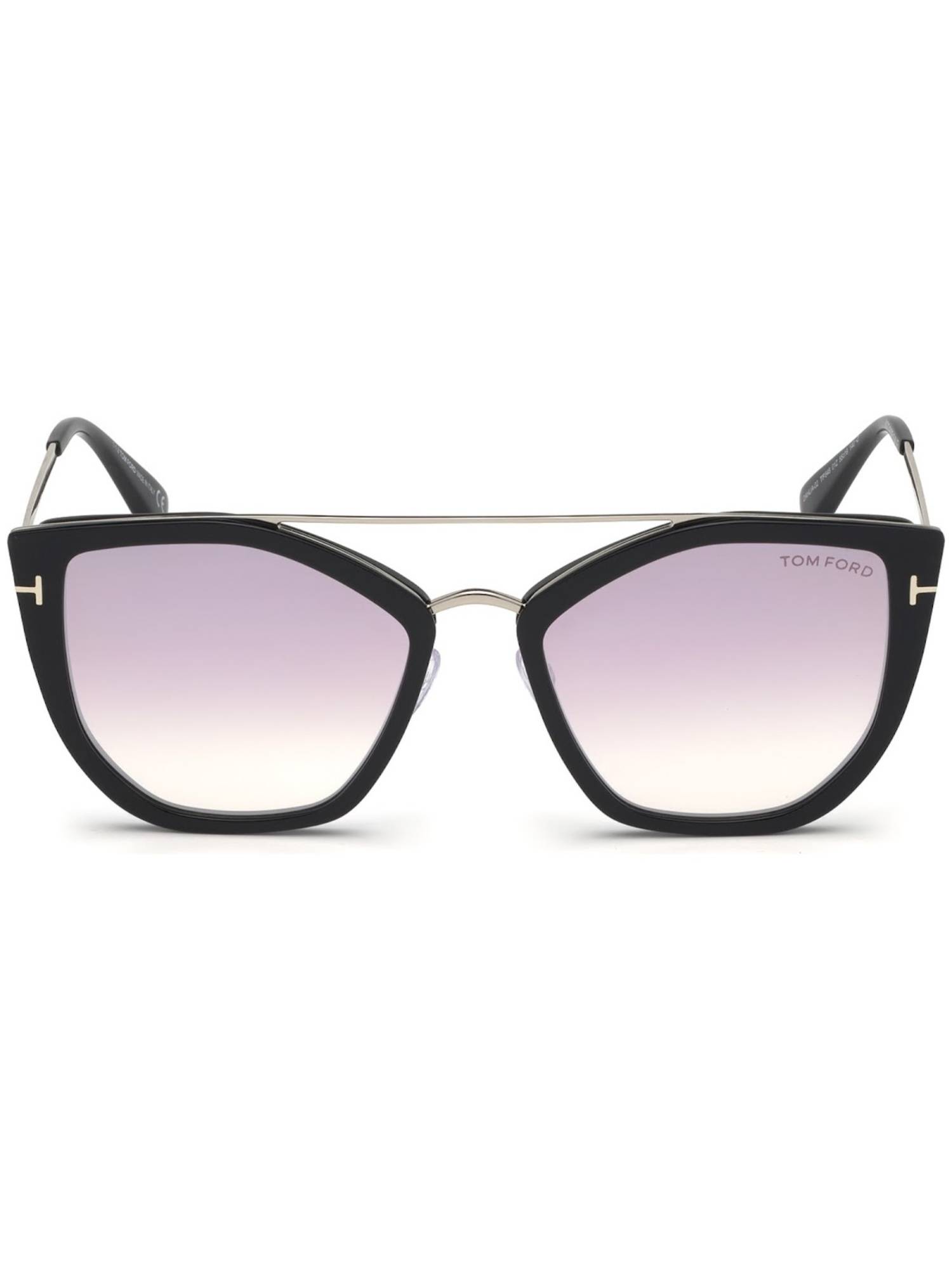 Tom Ford Purple Lens Metal Full Rim Women Sunglasses (55)