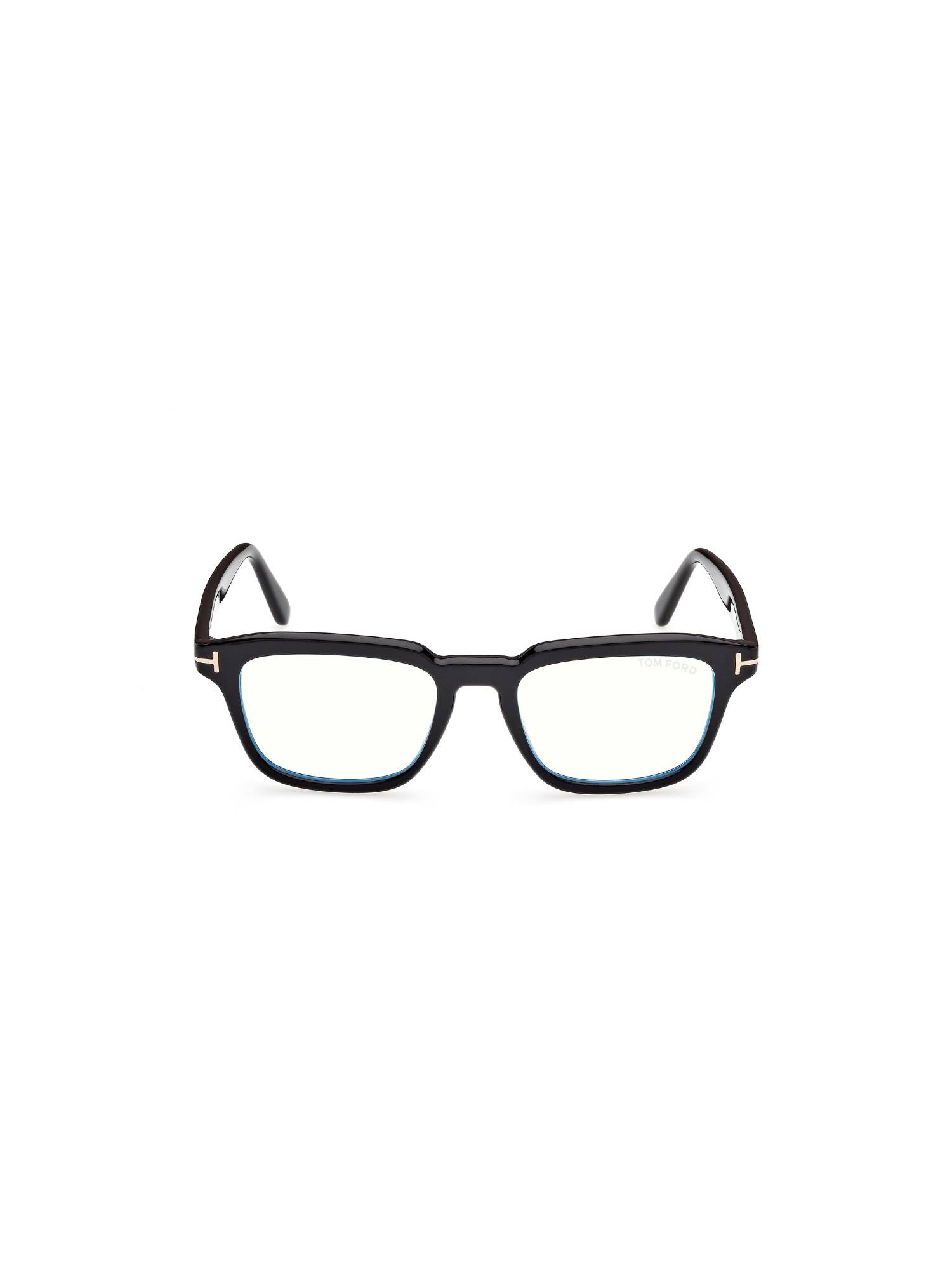 Tom Ford Black Acetate Full Rim Men Frame (52)