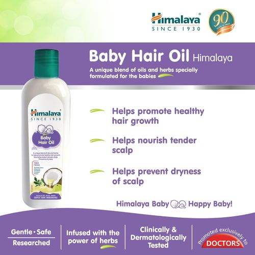 Himalaya Baby Hair Oil Buy Himalaya Baby Hair Oil Online At Best Price In India Nykaa