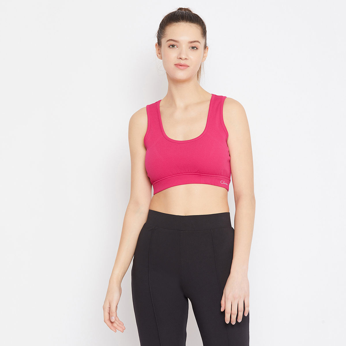 Buy Medium Impact Padded Sports Bra & Tights in Dusty Pink Online India,  Best Prices, COD - Clovia - AS0043P14