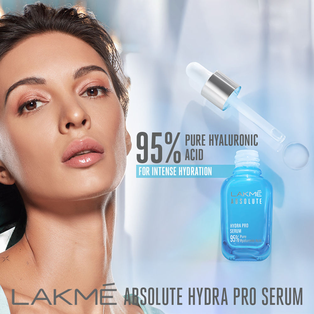 Lakme Absolute Hydra Pro Serum With 95 Pure Hyaluronic Acid For Intense Hydration Buy Lakme