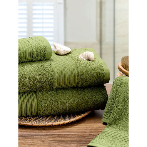 Green Bath Towels Buy Maspar Cotton Solid Medium Bath Hand