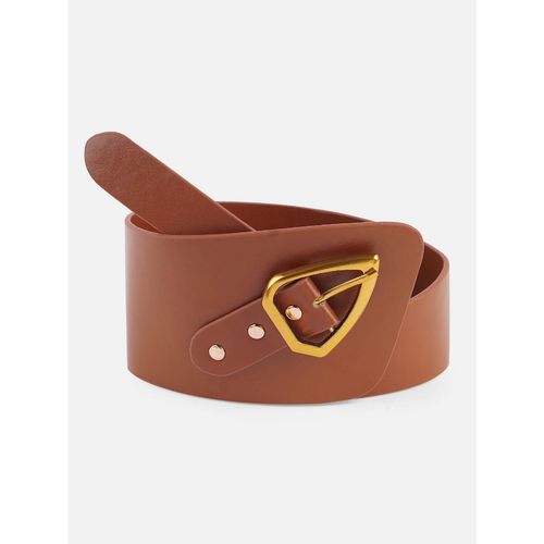 Buy Twenty Dresses by Nykaa Fashion Brown Solid Broad Waist Belt