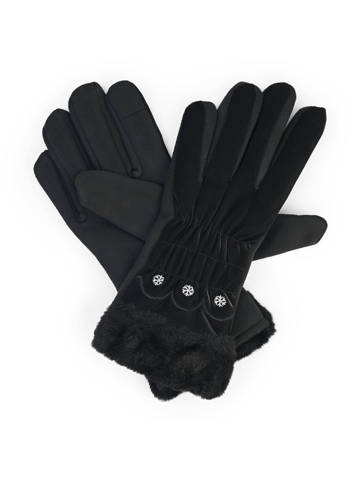 CAZZANO Winter Gloves For Women - Black