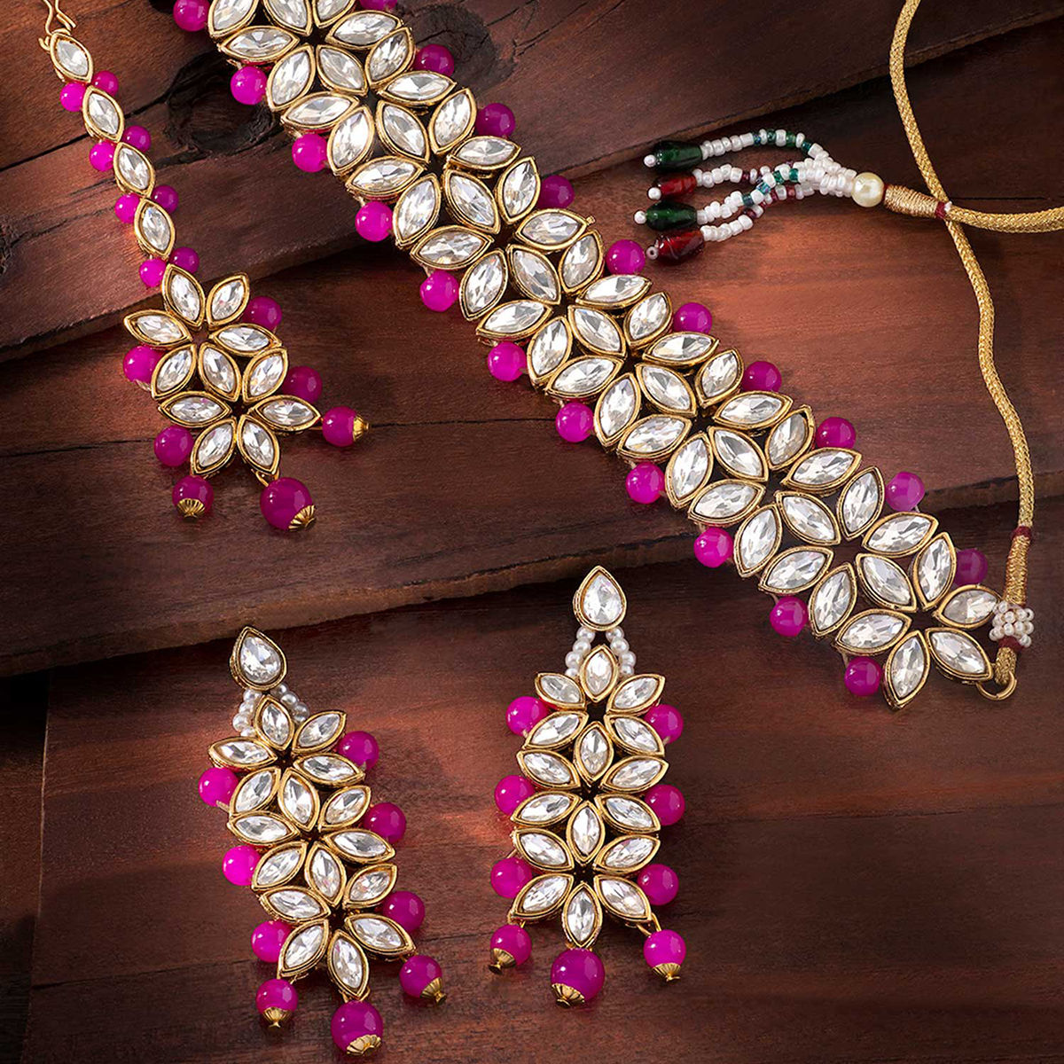 Gold Necklace Flipkart Traditional Jewellery Jewellery Set