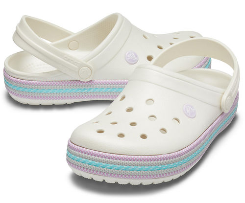 Crocs Women's Almost White Croc Sneakers LiteRide Clogs For