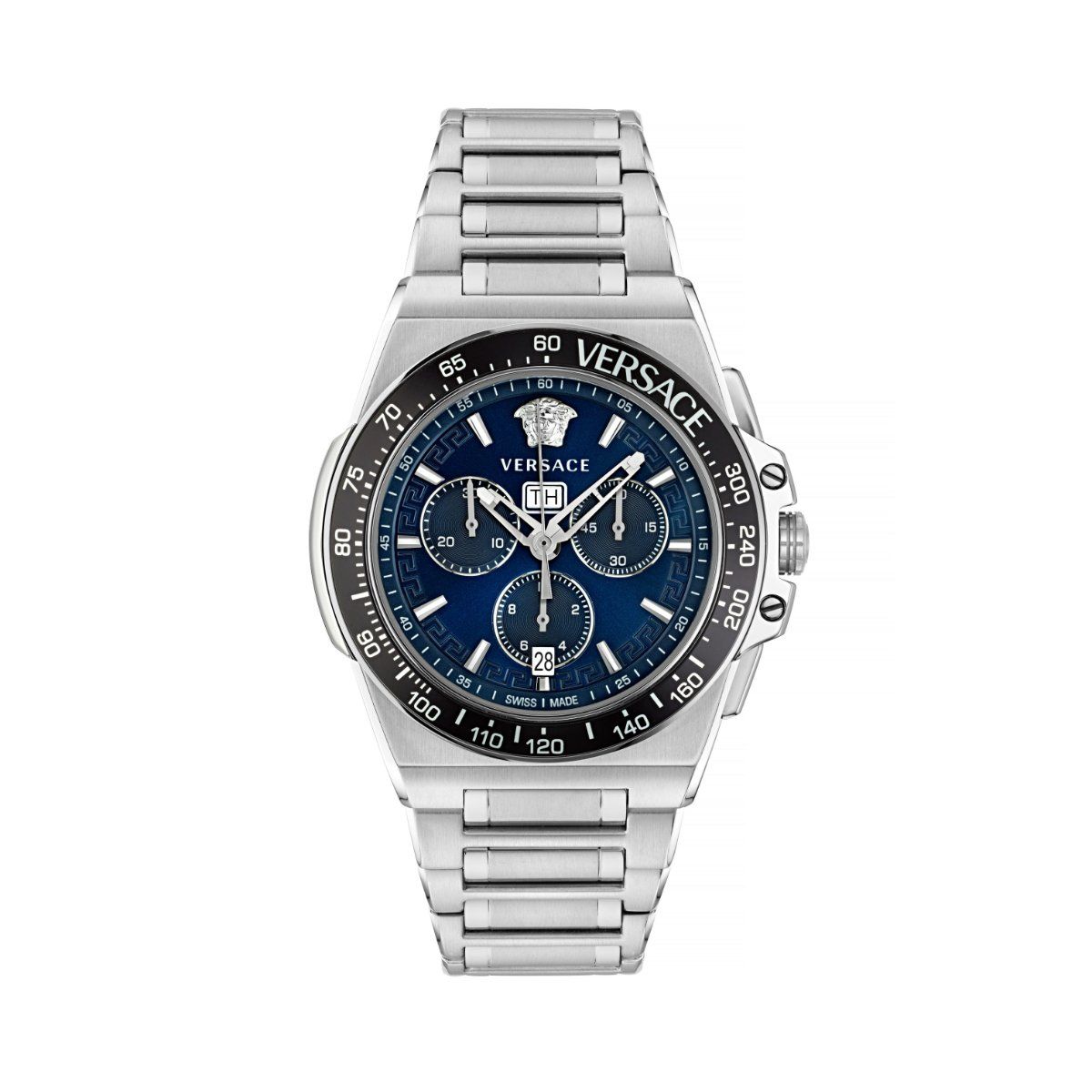 ウェルパワー Buy Versace Men Analog Blue Round Stainless Steel Dial Watch