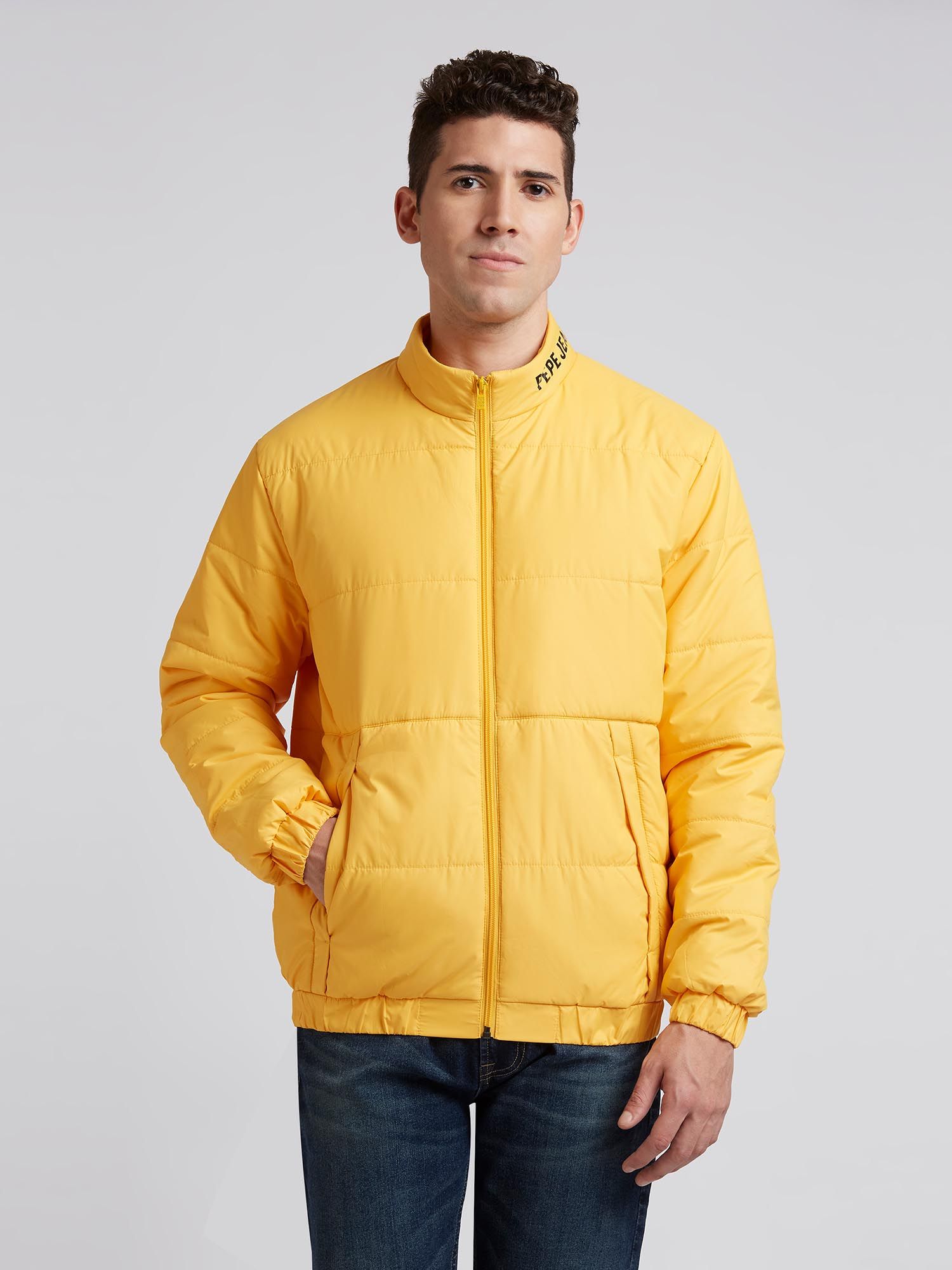 Pepe Jeans Yellow Full Sleeve Bomber Jacket