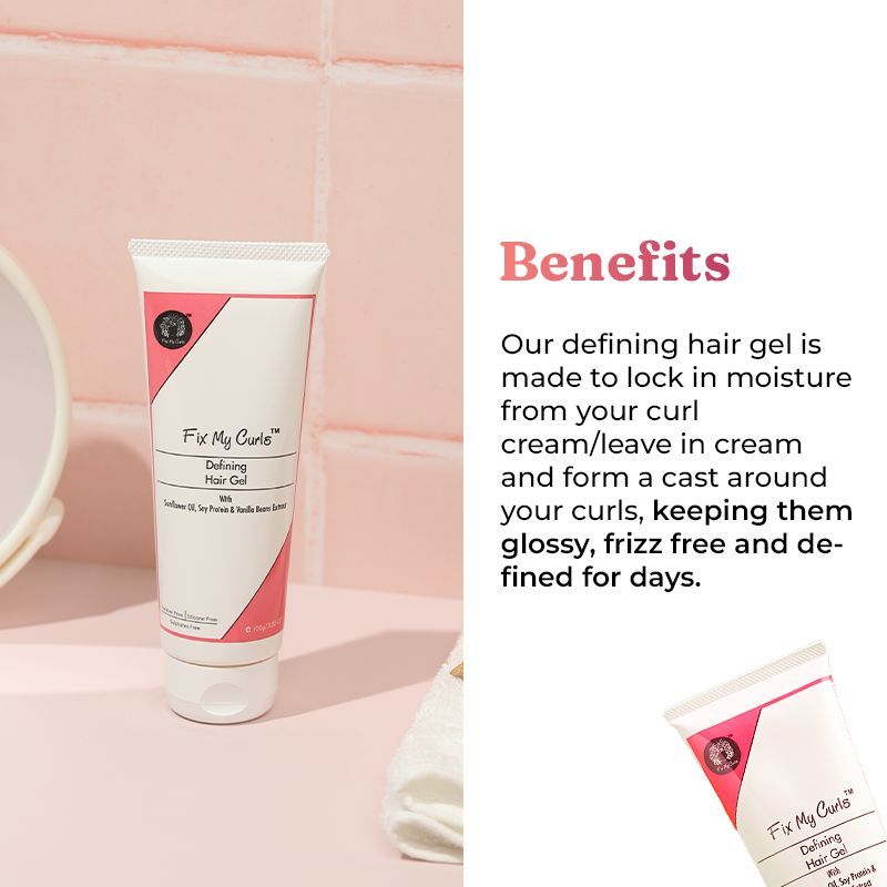 Fix My Curls Glaze Defining Hair Gel (For Curly and Wavy Hair): Buy Fix ...
