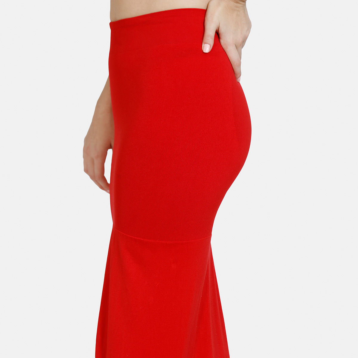 Zivame Seamless All Day Flared Saree Shapewear Red Buy Zivame