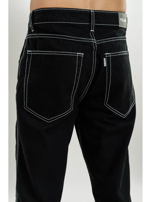 Contrast Stitch Mens Jeans With Thick White Stitching Buy