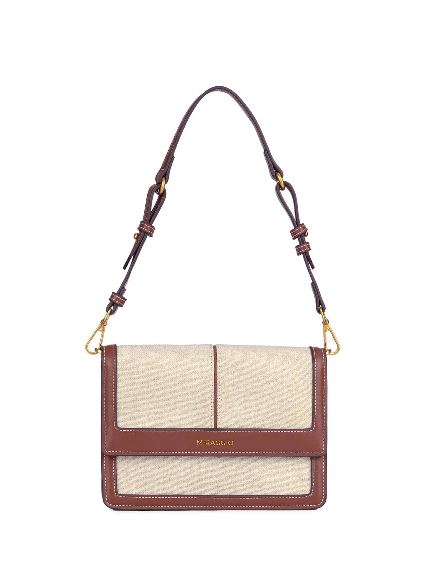 MIRAGGIO Women Cocoa Handbag - Brown (S)