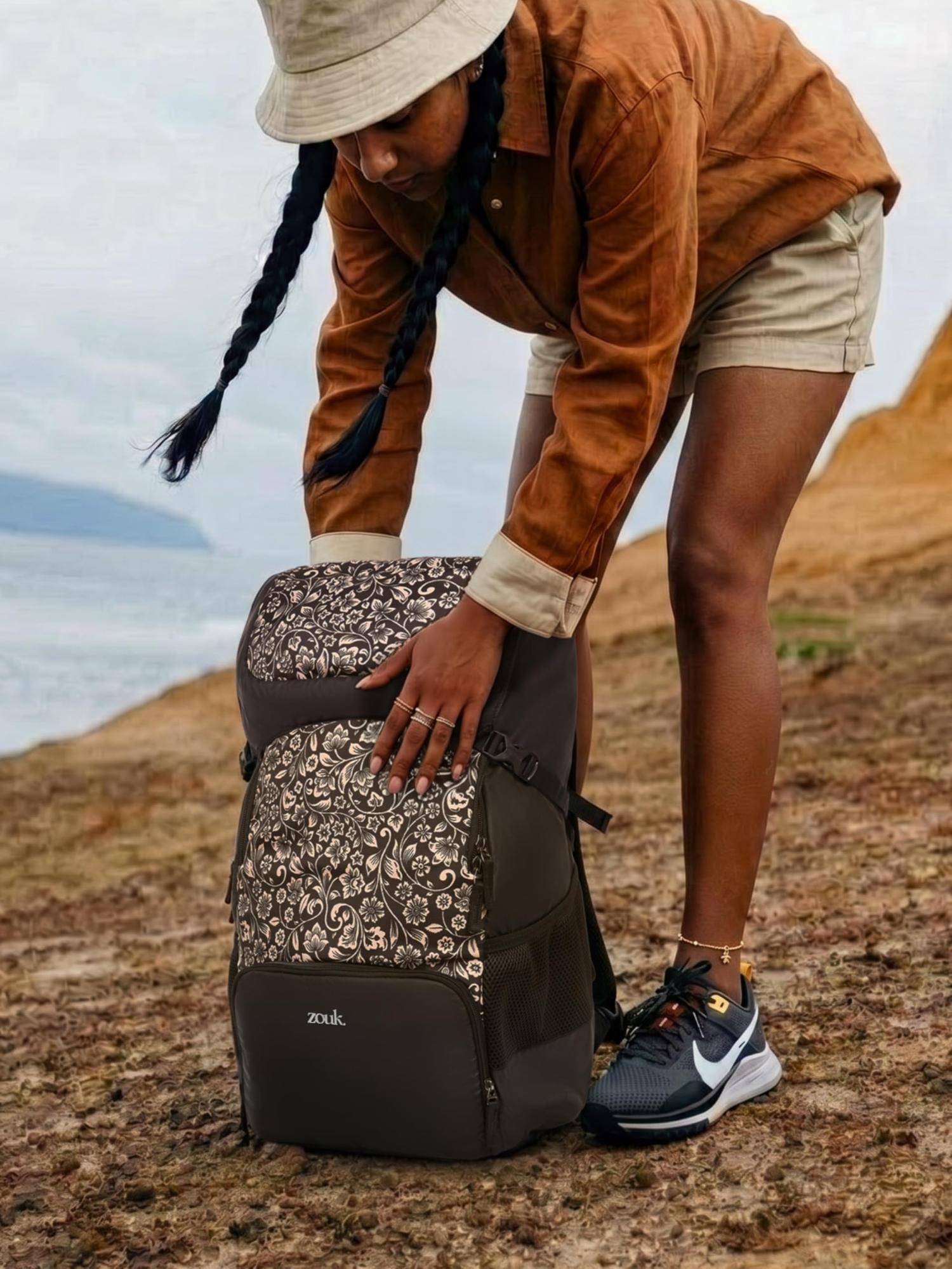Zouk Flo Motif Aarohi Backpack (L)