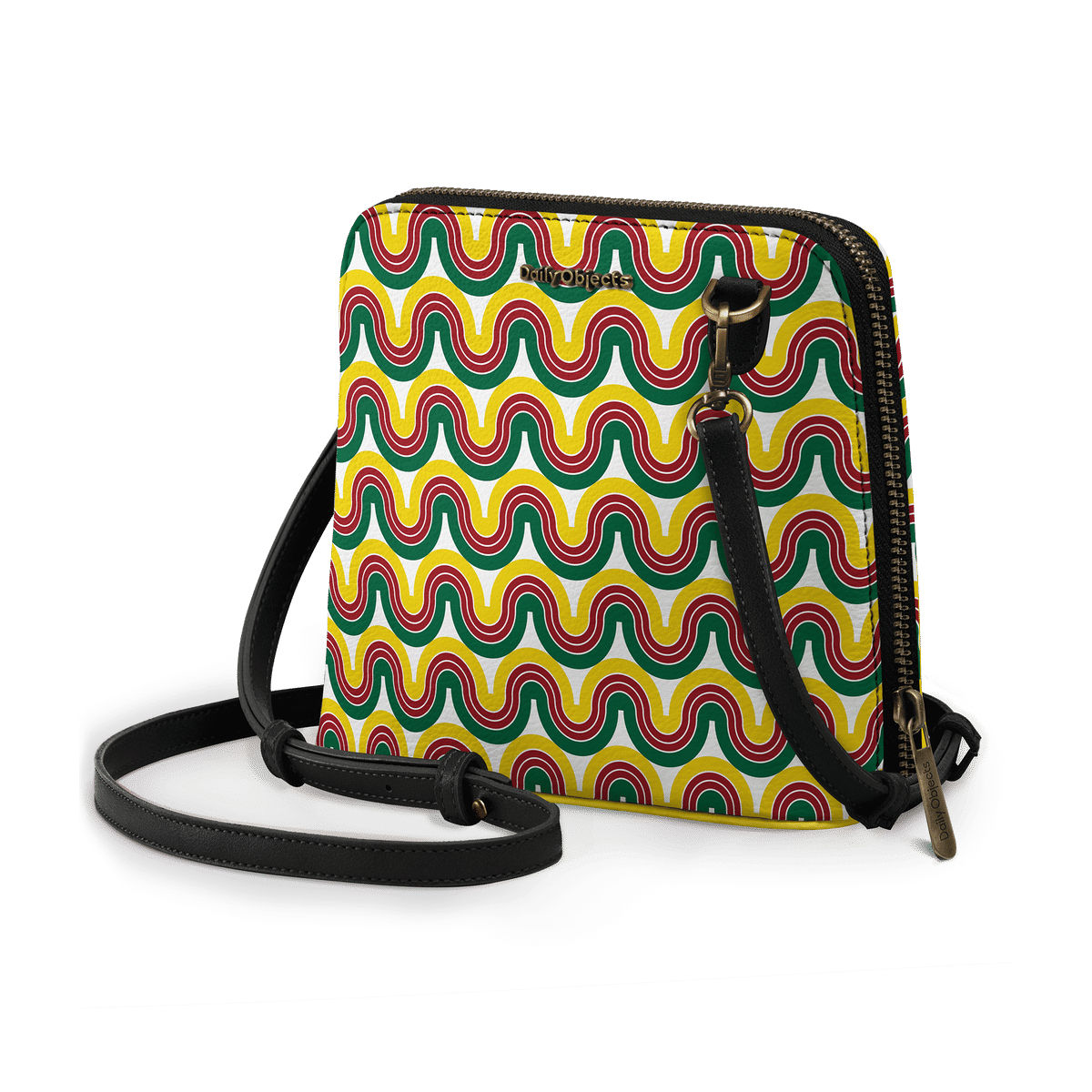 DailyObjects Wavey Maroon Trapeze Crossbody Bag Buy DailyObjects Wavey