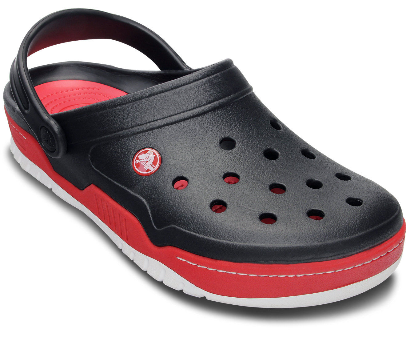 Buy Crocs Front Court Black Unisex Clog - EURO 42-43 Online