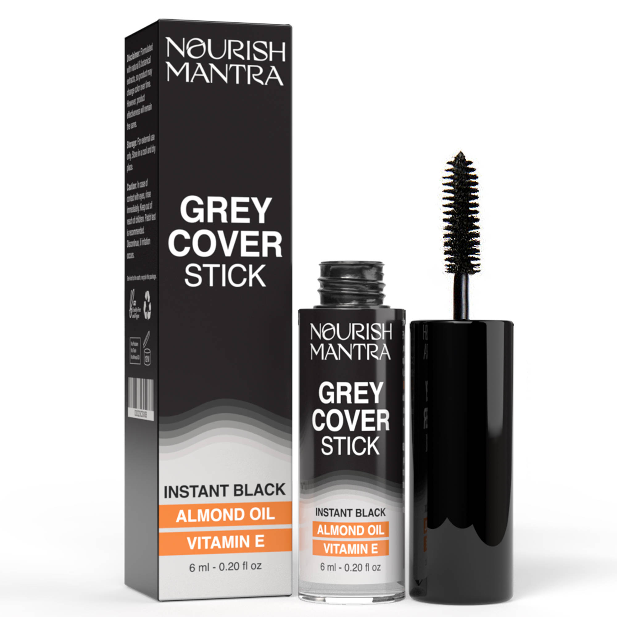 Nourish Mantra Grey Cover Stick With For Instant Hair Color Touch Up