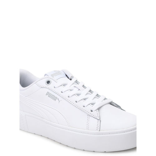 Buy Puma Smash Platform v2 L Womens White Sneakers Online