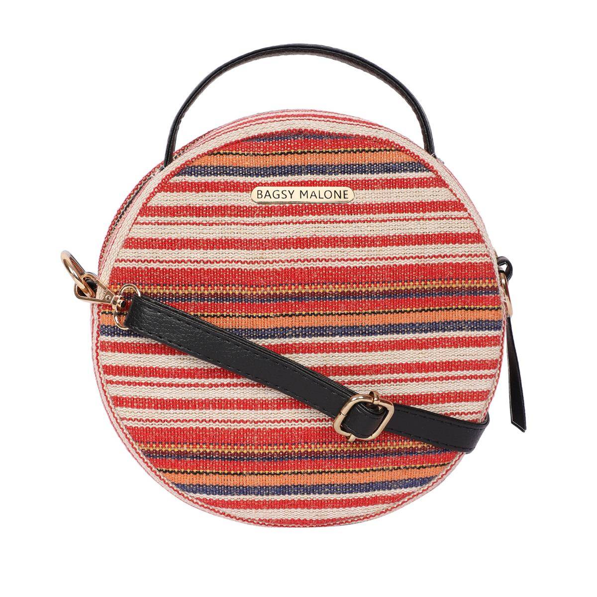 Bagsy Malone Eco-friendly Jute Full Moon Sling Bag