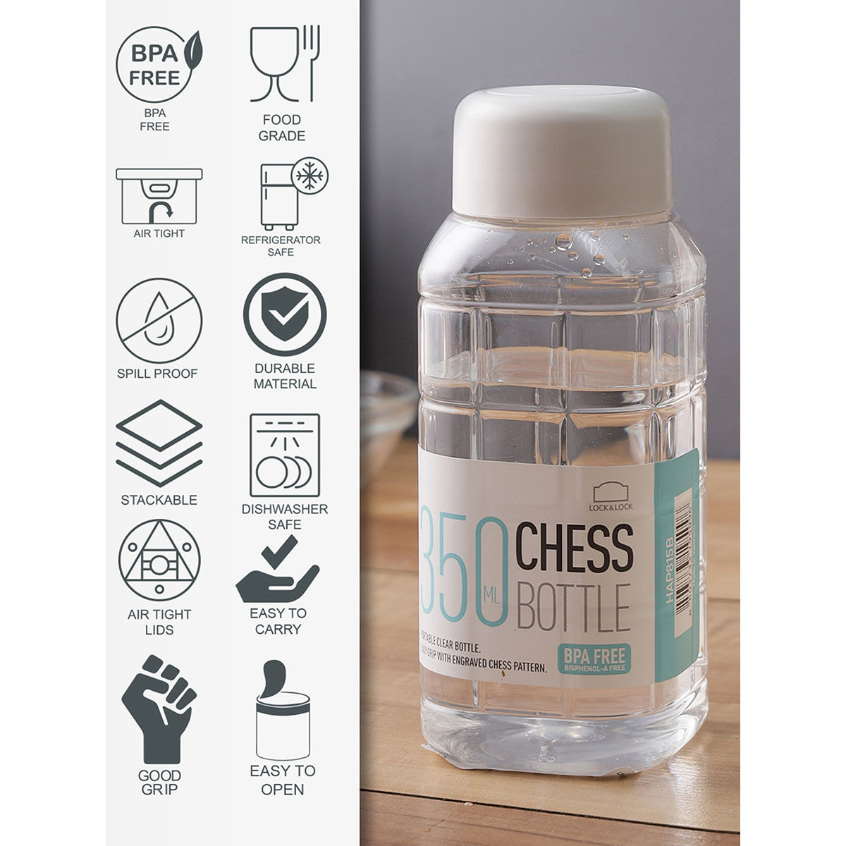 Buy Lock & Lock Bpa Free Plastic Water Bottle 350Ml For office and