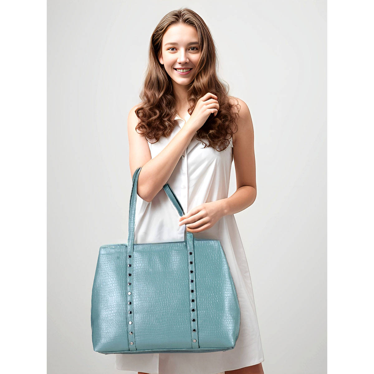 Toteteca Croc Style Shoulder Bag