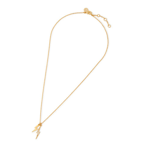 Buy Accessorize London Real Gold Plated Gold Z Sparkle Lightning