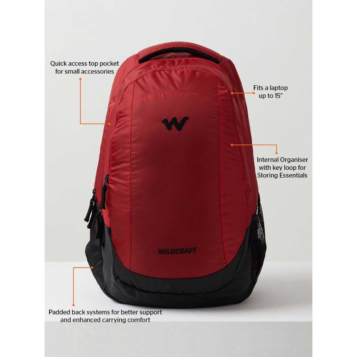 Wildcraft peza laptop backpack sales
