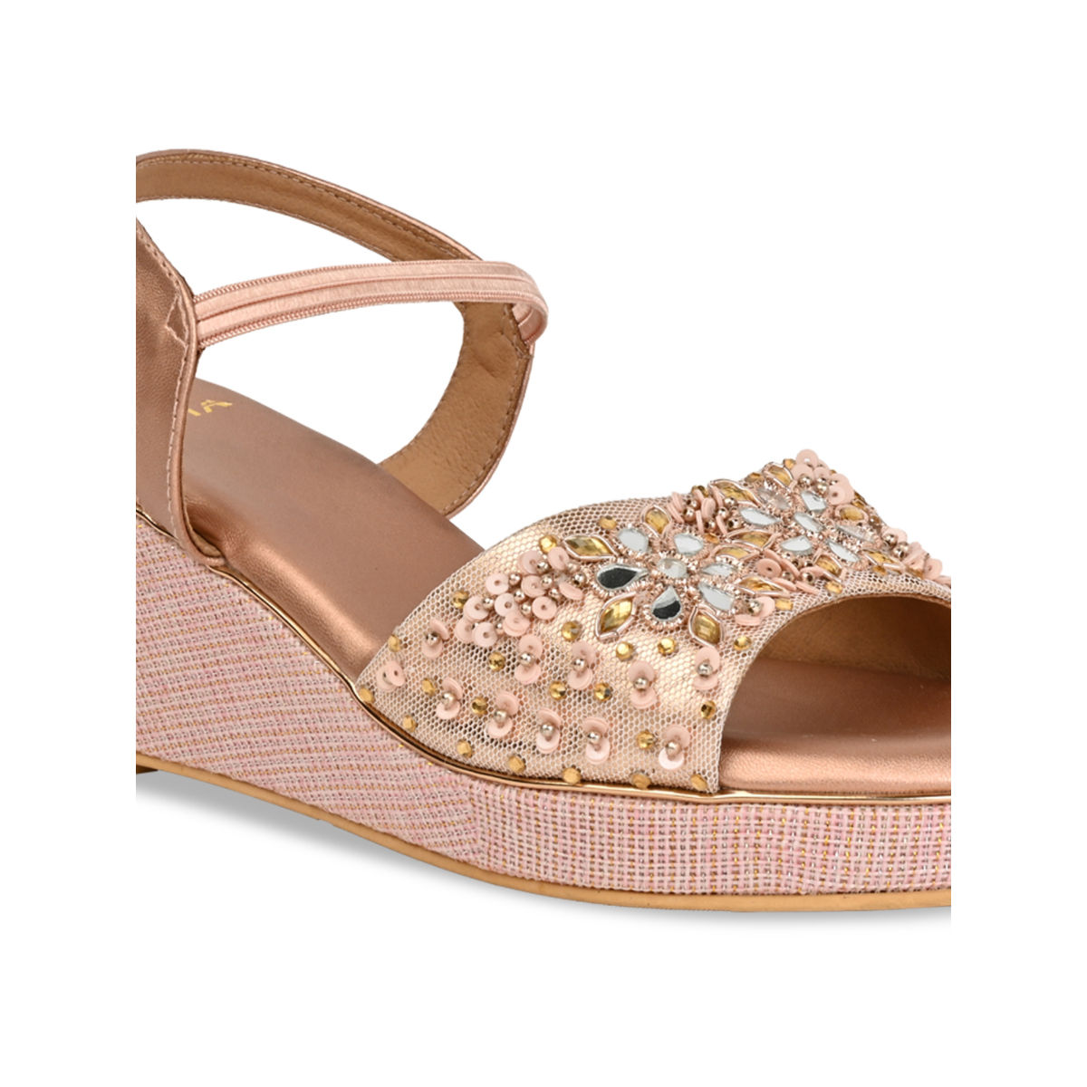 Rose gold wedges office store