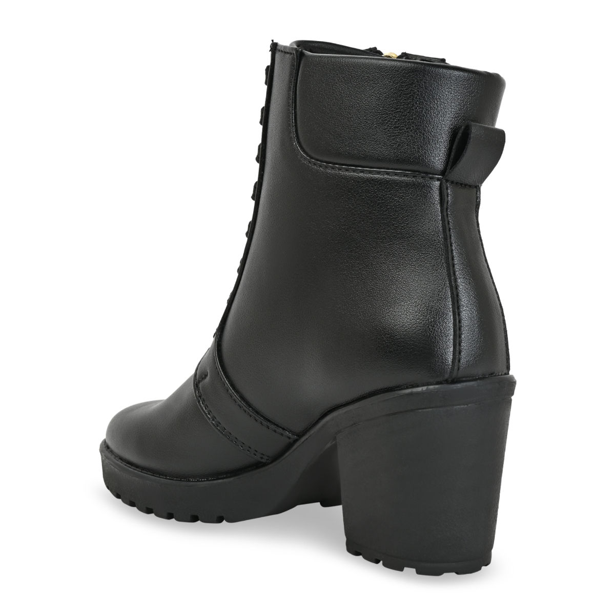 ankle length high heel boots