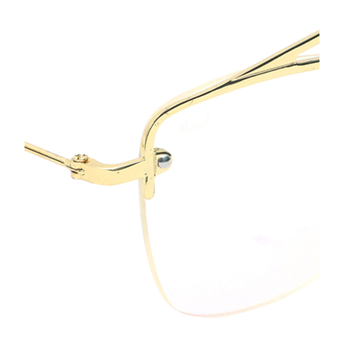 Buy Floyd Gold Frame Clear Lense Metal Sunglass D6461 GOLD TRAP 1