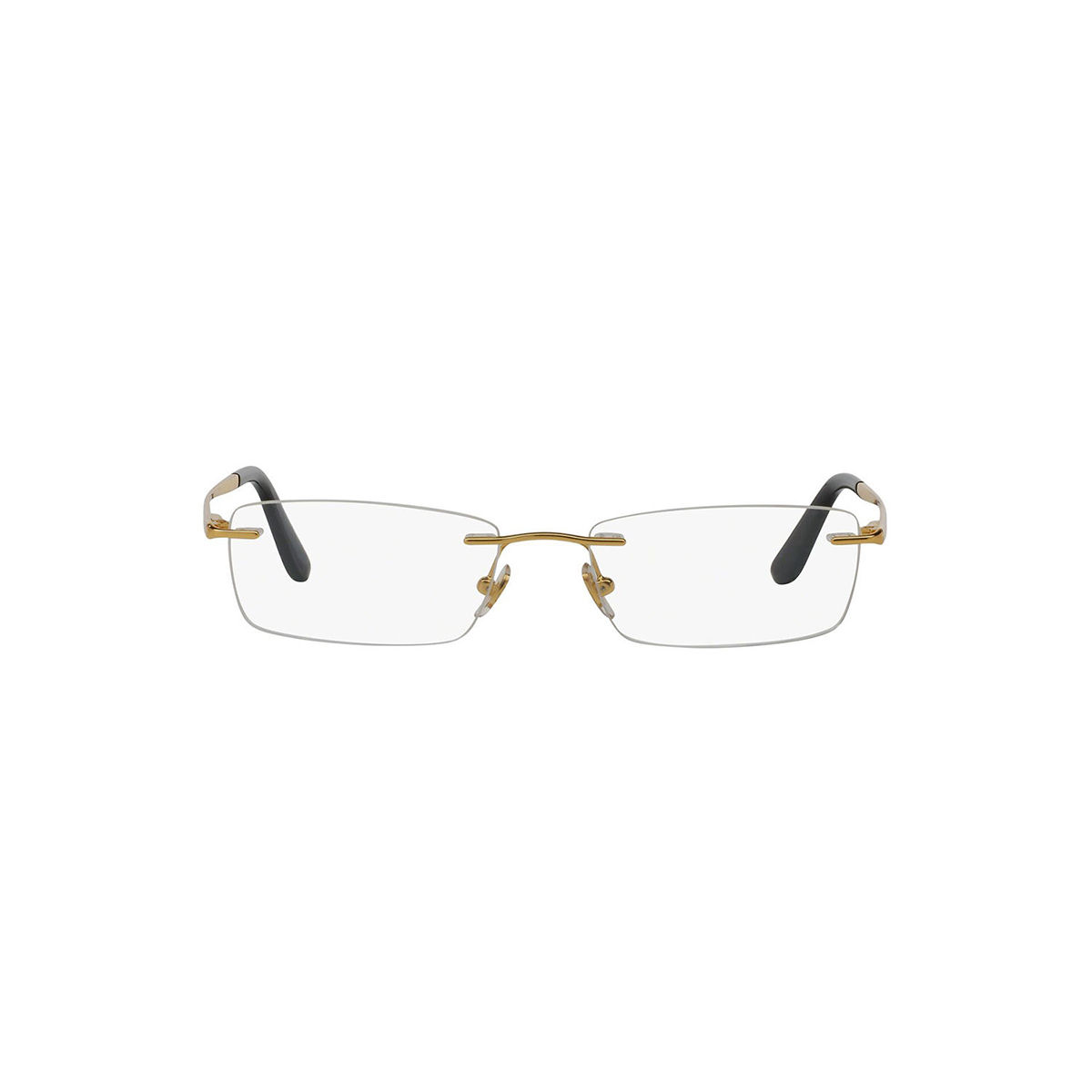 Narrow rectangular sunglasses with maxi stud Valentino VA4105 col. 5001  black | Occhiali | Ottica Scauzillo