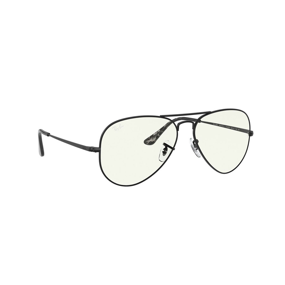 Buy Ray Ban 0Rb3689Aviator Metal Ii Anti Reflective Clear Glasses 58 mm Online