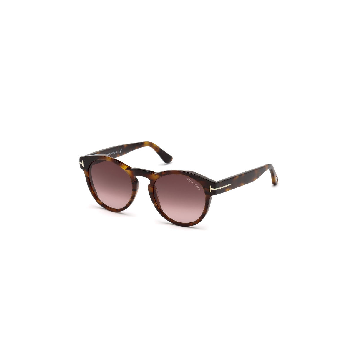 Buy Tom Ford Eyewear Brown Round Sunglasses FT0615 52 55T Online