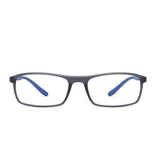 Buy Vincent Chase Grey Rectangle BLU Zero Power Eyeglasses Online