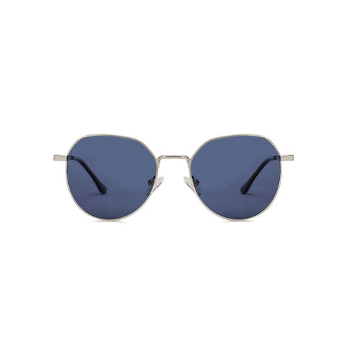 Buy Vincent Chase by Lenskart Blue Hexagonal Sunglass Polarized
