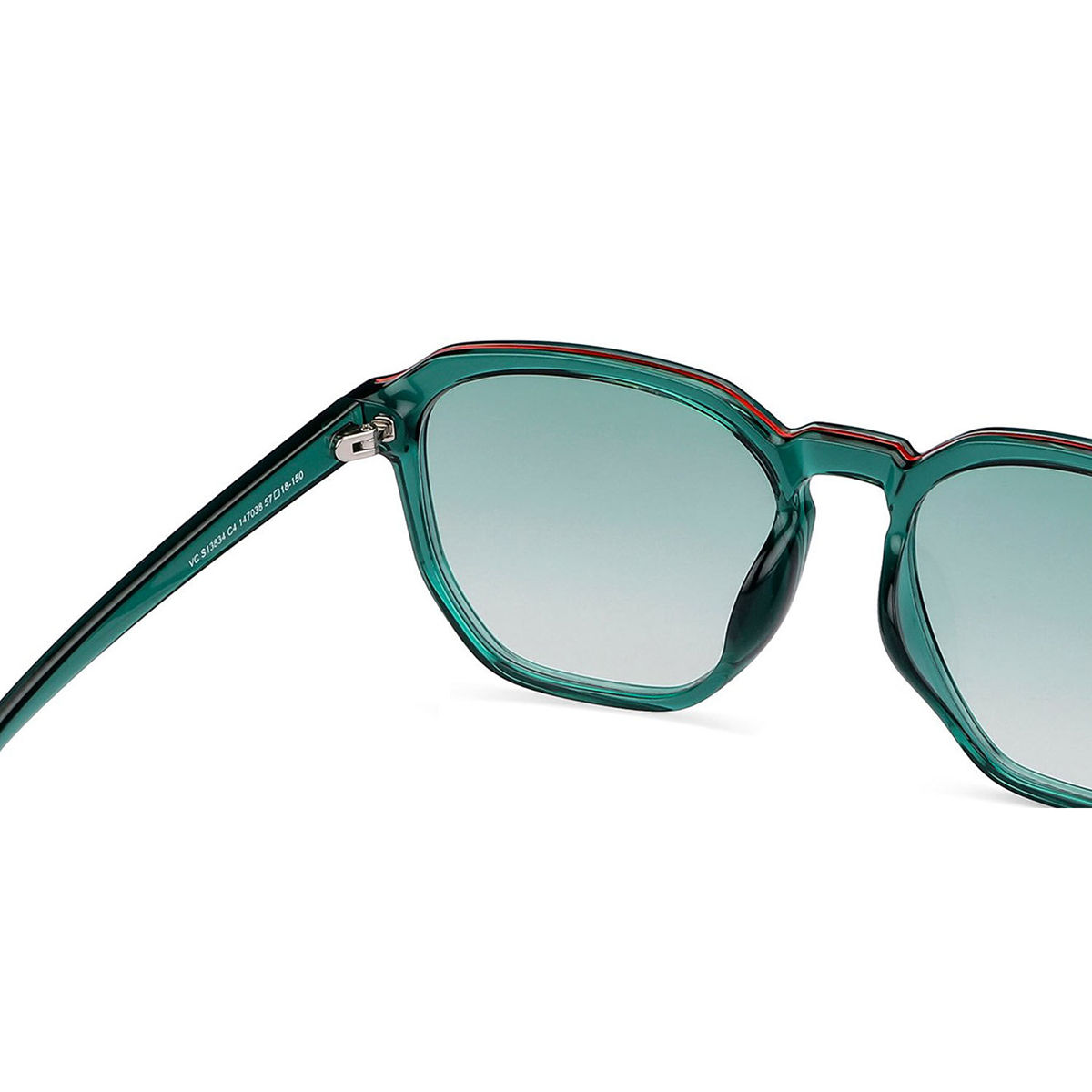 Buy Vincent Chase by Lenskart Green Hexagonal Sunglasses UV