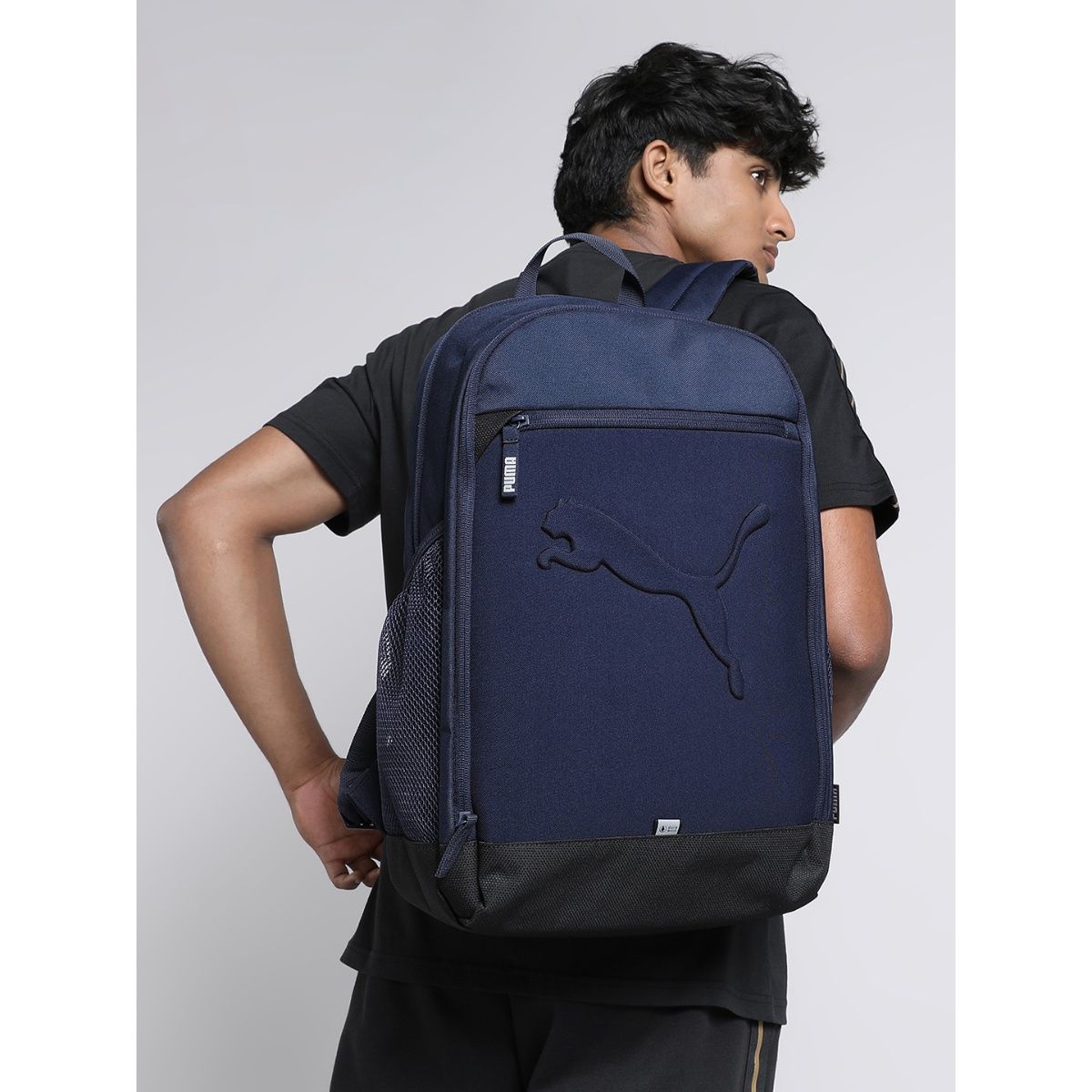 Puma unisex navy buzz backpack top