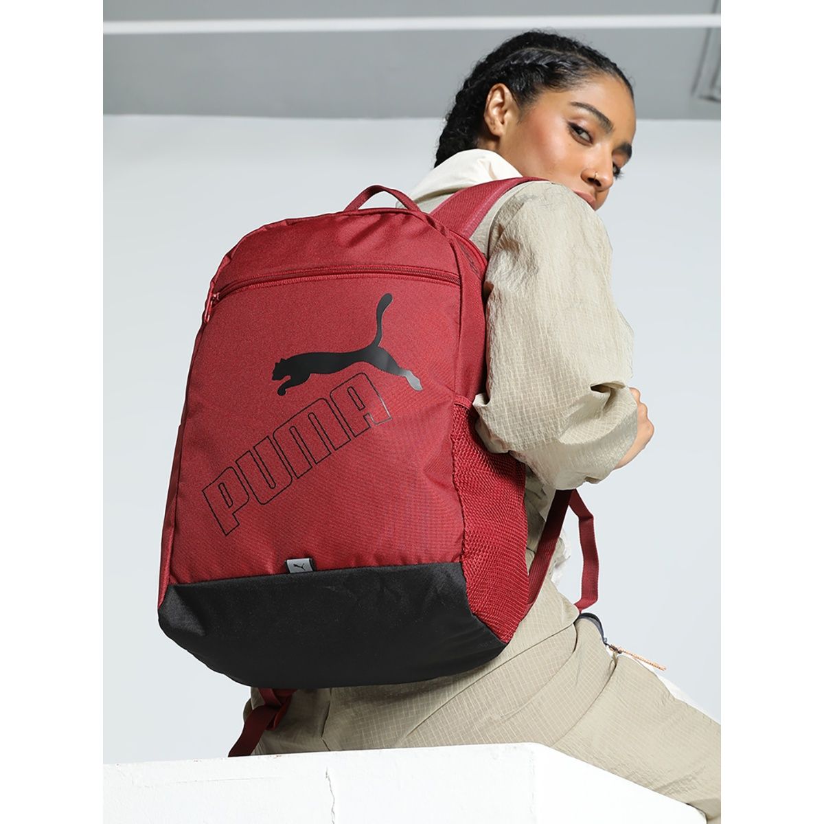 puma red phase backpack
