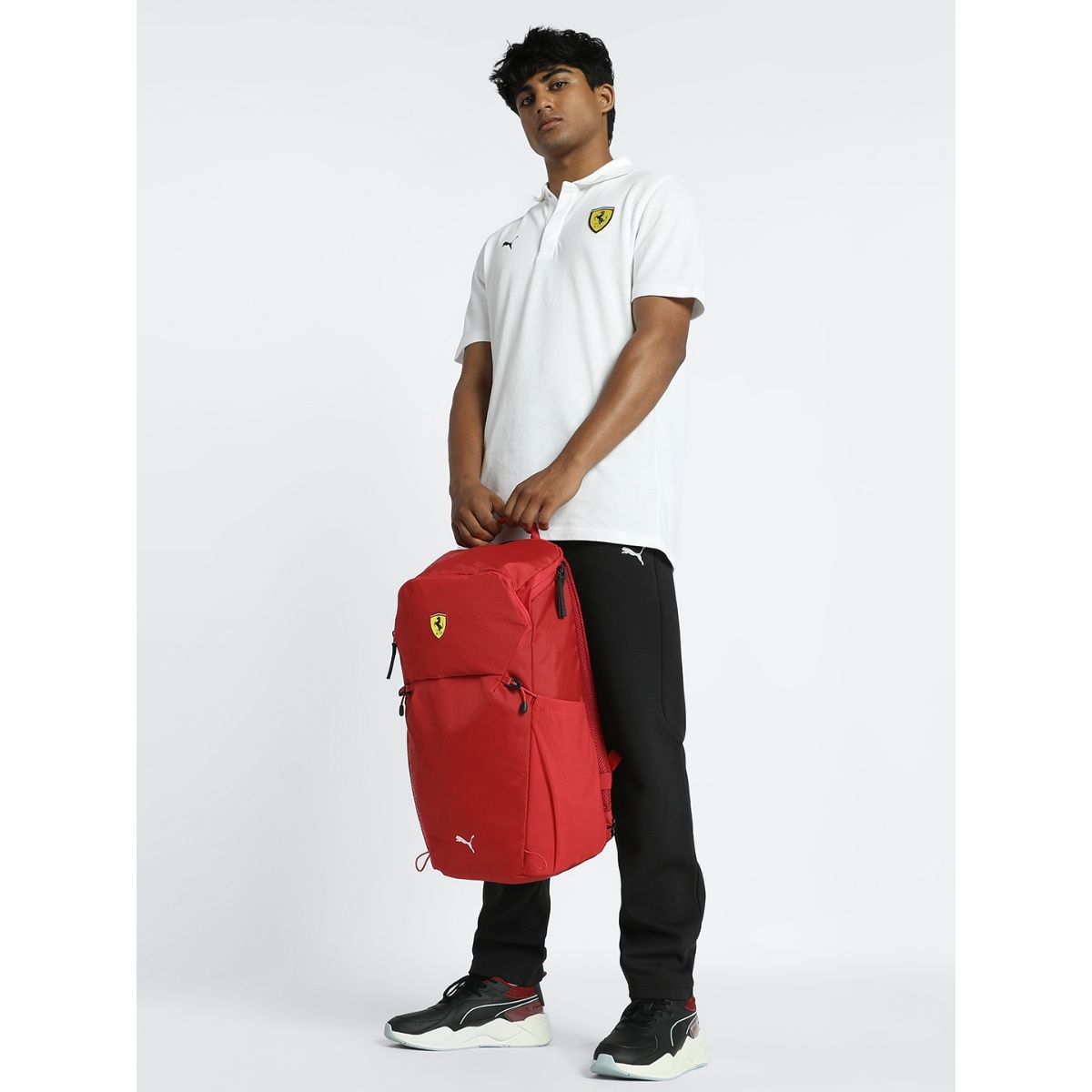 Buy Puma Ferrari Race Unisex Red Backpacks Online