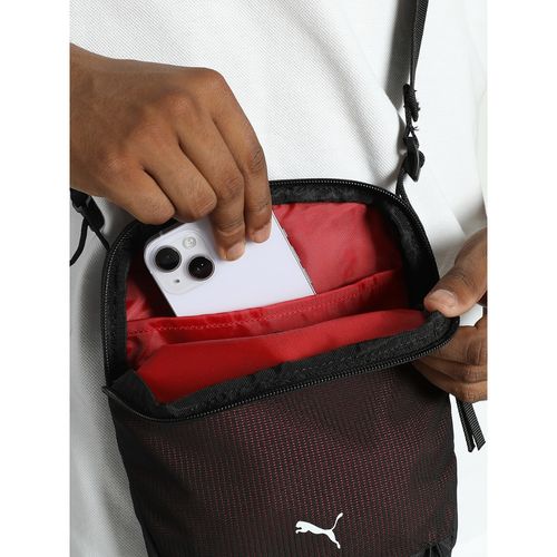 Puma Ferrari Race Portable Unisex Black Sling Bags